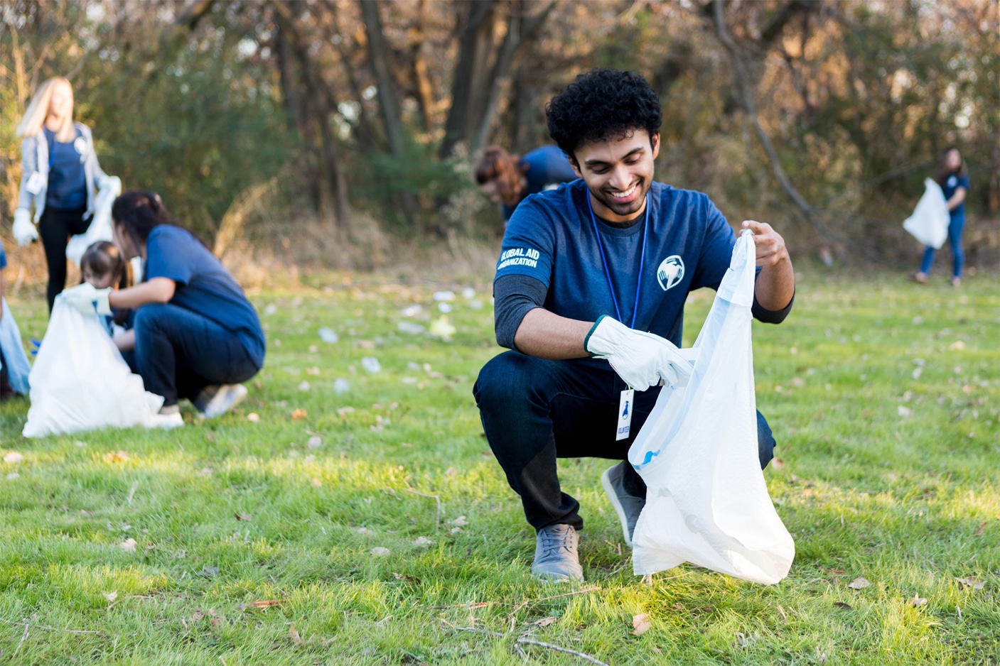Basura, limpieza, voluntarios